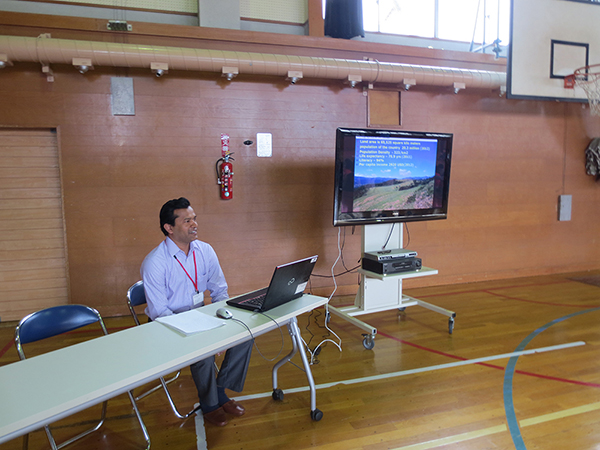JICA北海道（帯広）「農業情報活用のためのICT技術向上」コース学校訪問